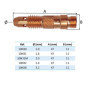 ELCAN Consommables et accessoires professionnels pour torche de soudage TIG série WP 17 18 26 avec buses en céramique, buses, co