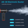 ADDCOLOR Souffleur Air Comprimé, Air Comprimé Duster 3 Vitesses, MAX. 100 000 tr/min, 6000 mAh Batterie Plumeau Air, Dépoussiéra