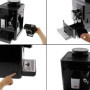 Melitta Passione F530-102 Cafetière automatique avec moulin à café en grains, système de lait, nettoyage automatique, personnali