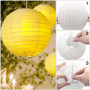 ZYEKIU 6 Pièces Abat Jour Papier Lampe Papier Abat Jour Lanterne Rond En Forme de Boule Lampions Classiques pour Jardin, Mariage