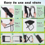 ‎FuxFuis Tabouret Pliant Portable, Tabouret de Camping Pliable, Chaise Pliante Camping, Chaise Pliante Portable Exterieur, Siege