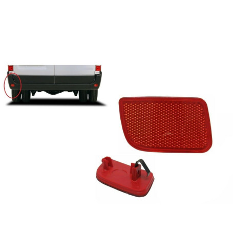 Réflecteur Pare-Choc Arrière Gauche compatible pour Master III, Movano B, NV400 2011-2019 OE : 8200152642