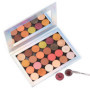 Allwon 100 pièces autocollants en métal pour Palette magnétique Palette de maquillage de fard à paupières vide + spatule de dépô