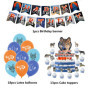 Deco Anniversaire Loup Anniversaire Décorations Loup Ballons Anniversaire Loup Décorations Gâteaux Wolf Bannière Anniversaire Wo