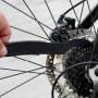 nettoyeur chaine velo,Nettoyeur de Chaîne De Vélo,nettoyant chaine moto,4 pcs Nettoyage Chaîne Vélo Outils d'Entretien Nettoyeur