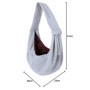 BUYGOO Sac de Transport pour Chat/Chien, Single-épaule Sling Sac de Transport pour Chien et Chat Animaux de Compagnie Sling Sac 
