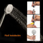 Vappore Pommeau de Douche Universel 3 Modes de Jet d'Eau, Haute Pression, Facile à Installer, Tête de Douche Économique d'Eau, F