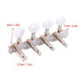 Pinces de réglage, têtes de machines RiToEasysports Mandolin Cordes de réglage, pinces 4L4R pour accessoire d'instruments Mandol