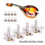 Pinces de réglage, têtes de machines RiToEasysports Mandolin Cordes de réglage, pinces 4L4R pour accessoire d'instruments Mandol