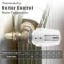 Robinet Thermostatique Radiateur Thermostat Tête: Mitening 8 Pièces Tête Thermostatique Radiateur, Thermostat Radiateur, Robinet