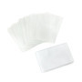 SimpleLife Protecteurs de Carte en Plastique Transparent Doux de 20 pièces, protège-Cartes et Porte-Cartes de crédit pour Cartes
