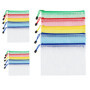 Set 15 pochette plastique A4, A5, A6 zippées étanches – Pochette rangement papier, pochette plastique zippée, porte document, ra