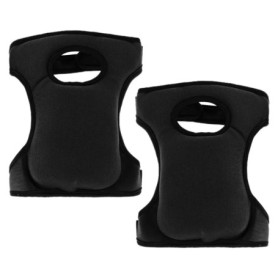 CVDYWDJIE 1 Paire De Genouillères en Éponge Noire, Genouillères Élastiques, Genouillères De Protection, Genouillères De Jardinag