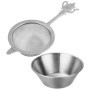 1 Passoire Et 1 Petit Bol En Acier Inoxydable, Filtre À Thé, Service À Thé Créatif, Accessoires Pour La Préparation Du Thé, Outi