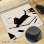 CHROMACRAFT Pack De 2 Tapis De Souris À Motif De Chat, Tapis De Souris Drôle, Accessoires De Souris, Tapis De Souris Mignon, Tap