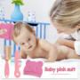 2 Peignes, 1 Brosse À Cheveux Pour Bébé, Peigne Rose, Mini Peigne Mignon, Brosse À Cheveux Doux, Ensemble D'Accessoires De Soins
