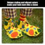 OAOSDH 1 Paire De Chaussures De Clown pour Enfants, Personnalité Créative, Chaussures À Lacets Réglables, Accessoires De Jeu De 