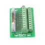Connecteur de Bornier IDC20P, Keenso Connecteur de Bloc de Jonction Mâle 20Pin Support d'Interface d'Automate avec sur Rail DIN 