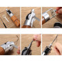Tiardey Repair Stitch Tool Kit de réparation de Tapisserie d'ameublement d'alène de Couture et Couture de Cuir d'artisanat pour 