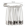Épingles De Sûreté,Lot de 50 Tailles Épingle a Nourrice(45 Mm)