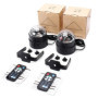 Lumières disco U 'King, télécommande DJ Party Lights 3 W 7 couleurs lumière stroboscopique activée par le son lumières de fête p