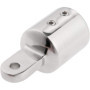 POFET 1 embout de tuyau en acier inoxydable 316 Bimini - Matériel de fixation pour bateau et yacht - 25 mm