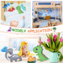 Kit Couture Enfant, 14 Pièces Kit de Bricolage en Feutre de Dinosaure, Kit de Loisirs Créatifs, Materiel Bricolage Activites Man