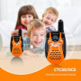 Retevis RT602 Talkie Walkie Rechargeable, Jouet Enfant avec Base de Chargement et Li ION Batterie, Lampe Poche, Cadeau pour Camp