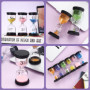 Minuteur sablier 6 Couleurs,Sablier Colore kit,Sablier pour Enfant1/3/5/10/25/30 Minutes,Convient pour étudier, se brosser Les D