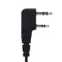 COODIO Micro Haut-Parleur Déporté 2-Pin Supérieur [IP54 Imperméable] Microphone [3,5mm Prise écouteur] pour Kenwood Baofeng UV-5