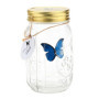 Gearmax® 1 Piece Lamp Romantique Verre Papillon LED Jar/Papillon réservoir Bouteille Valentine Enfants Cadeau Décoration Présent