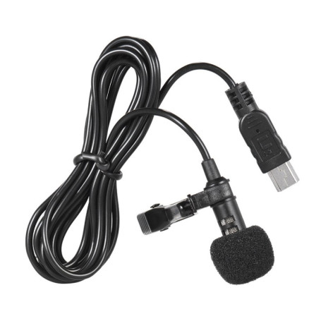 Andoer 150cm Portable Mini Clip-on Omni-Directional Stereo USB Mic Microphone pour PC Computer/pour Gopro 3 3+ 4 (# 2)