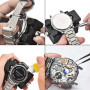 Newpop 18 Pcs Presse de Boîtier Montre, Professionnelle Kit Outil Montre de Réparation avec 12 Tailles de Moules, Remover Ouvre 
