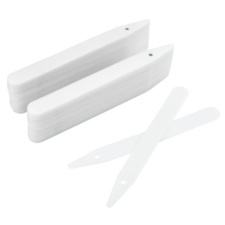 KINGLAKE 100 Pièces 15CM Etiquette Pour Plante, Suspendable Etiquettes Jardin Exterieur,Etiquettes Semis Réutilisable,Etiquette 