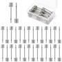 Kzouenzu Aiguilles De Pompe À Balles, Lot de 30 Aiguilles Embouts De Gonflage, Aiguilles De Pompe À Air en Acier Inoxydable, pou