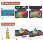 ZYEKIU IQ Puzzler Pro Smart Game Casse Tcete Casse Tete Enfant avec 120 Types de Défis, Jeux de Voyage et de Poche, Intéressant,
