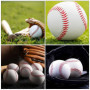 LNGJIN Balles de baseball lumineuses, balles de baseball softball, 9 pouces, balles de baseball souples, balles de baseball lumi