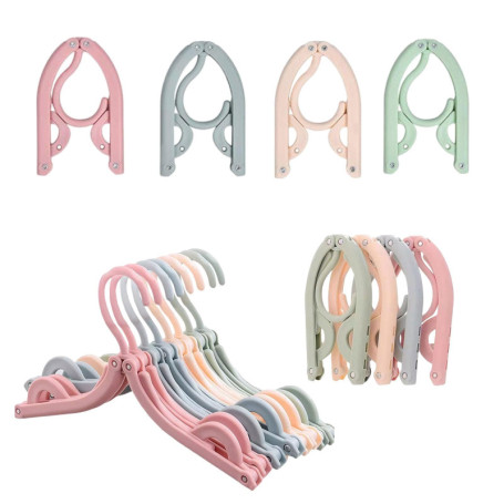 ZHYUAN 20 pièces Cintres de Voyage, Cintres Pliables, Cintres de Voyage Portables, Cintres Portatifs Vêtements, Cintre Pliant en