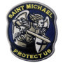 Tactique Saint Michael Protégez-nous Militaire moderne Brodé Fastener à Crochet et Boucle Patch
