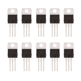 10PCS L7810CV L7810 1.5A 10V Transistor TO-220 de régulateur de tension à trois bornes