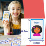 Amonev Cartes Flash My Feelings and Emotions pour Aide visuelle pour Filles - Édition spéciale - Délai de Parole Non Verbal - En