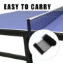 Lot de 2 filets de ping-pong noirs - Filet durable - Filet de rechange pour tables de tennis de table - Filet de tennis de table