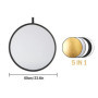Hitopin 5 en 1 Réflecteur de Lumière, Reflecteur Lumiere Photo, Pliable Reflecteur Lumiere, Démontable Multi Disc Lumière Réflec