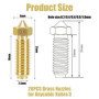 20 Pièces Buse Imprimante 3d 0.4, Buses En Laiton, 3D Imprimante Laiton Buse, 8 Pièces 0,4 mm Et 3 Pièces 0,2 mm, 0,6 mm, 0,8 mm