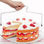 Coupe Gâteau,Cake de Gâteau Patisserie Gâteaux Coupe-Tarte Divider Fil Découpeur Identischen à Niveleur Séparatrice Layer Lissoi