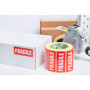 OliveBird 1000 x Fragile Autocollants 90 x 35 mm Rouleau Avec Texte Sur étiquette Fragile