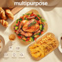 120PCS Papier Cuisson Air Fryer pour Moulinex EZ901820/Philips Airfryer Dual Basket 3000/5000,Food-Grade BPA Gratuit,Jetable Ant