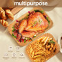 170PCS Papier Cuisson Air Fryer pour Ninja Foodi Flexdrawer AF500EU 10.4 L,Food-Grade BPA gratuit, Jetable Antiadhésive Sans Hui