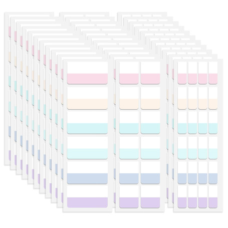 420 Pièce Onglets D'Index, Marque Page Adhesives, Feuilles Notes Autocollantes, Adhésives Marqueurs de Page Inscriptibles, Stick