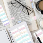 420 Pièce Onglets D'Index, Marque Page Adhesives, Feuilles Notes Autocollantes, Adhésives Marqueurs de Page Inscriptibles, Stick